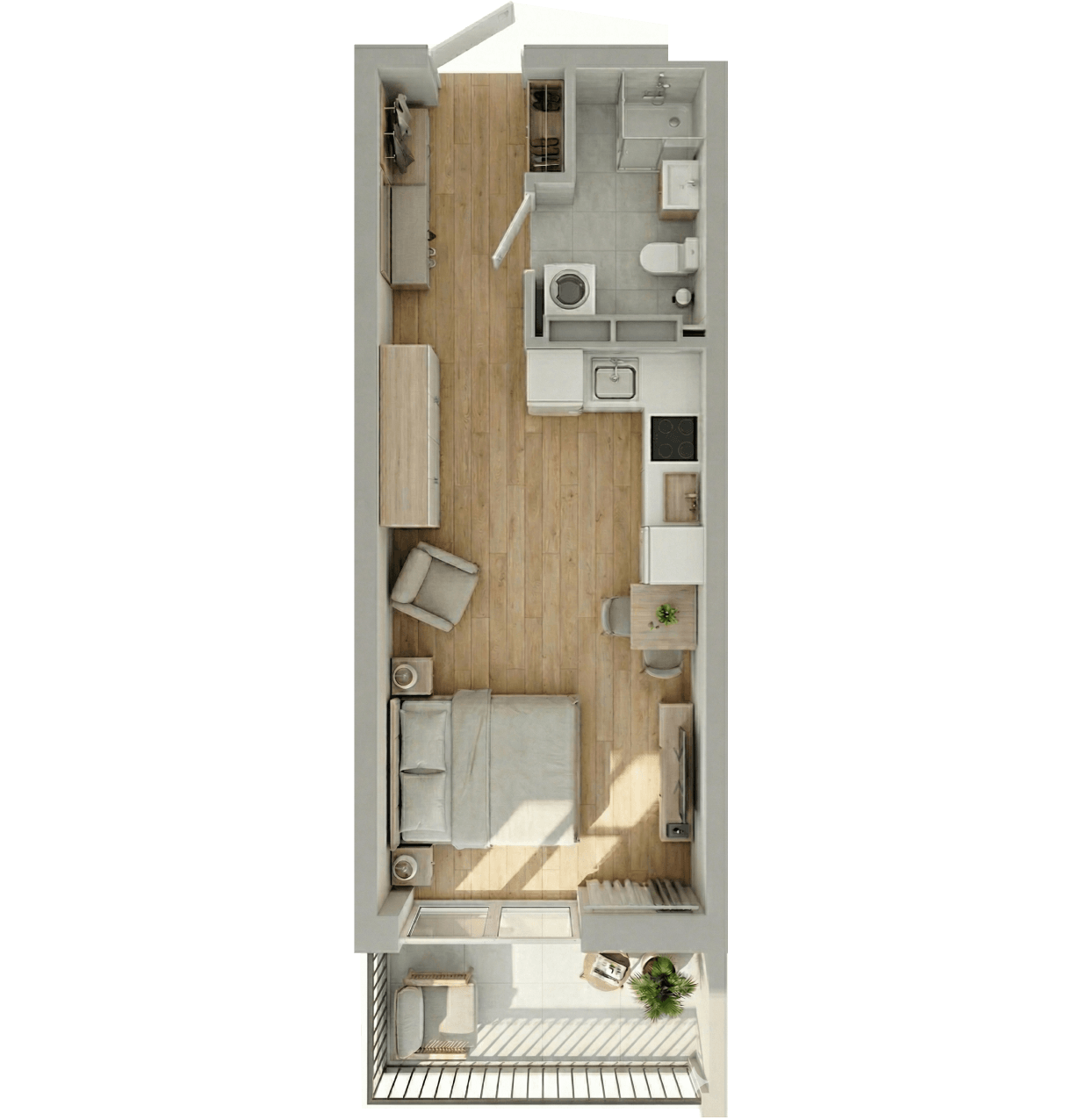 Квартира студія