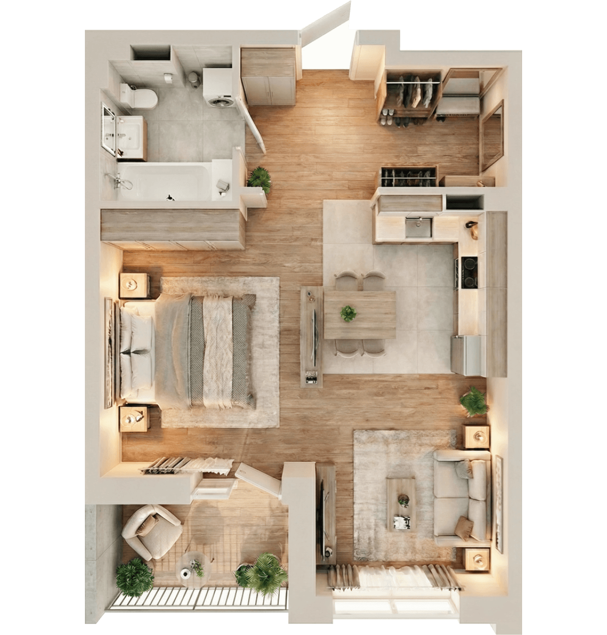 Однокімнатна квартира